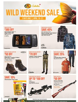 Cabela's - Wild Weekend Sale